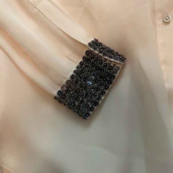 Haute hippie silk oversized shirt Sz Small - Picture 3 of 5